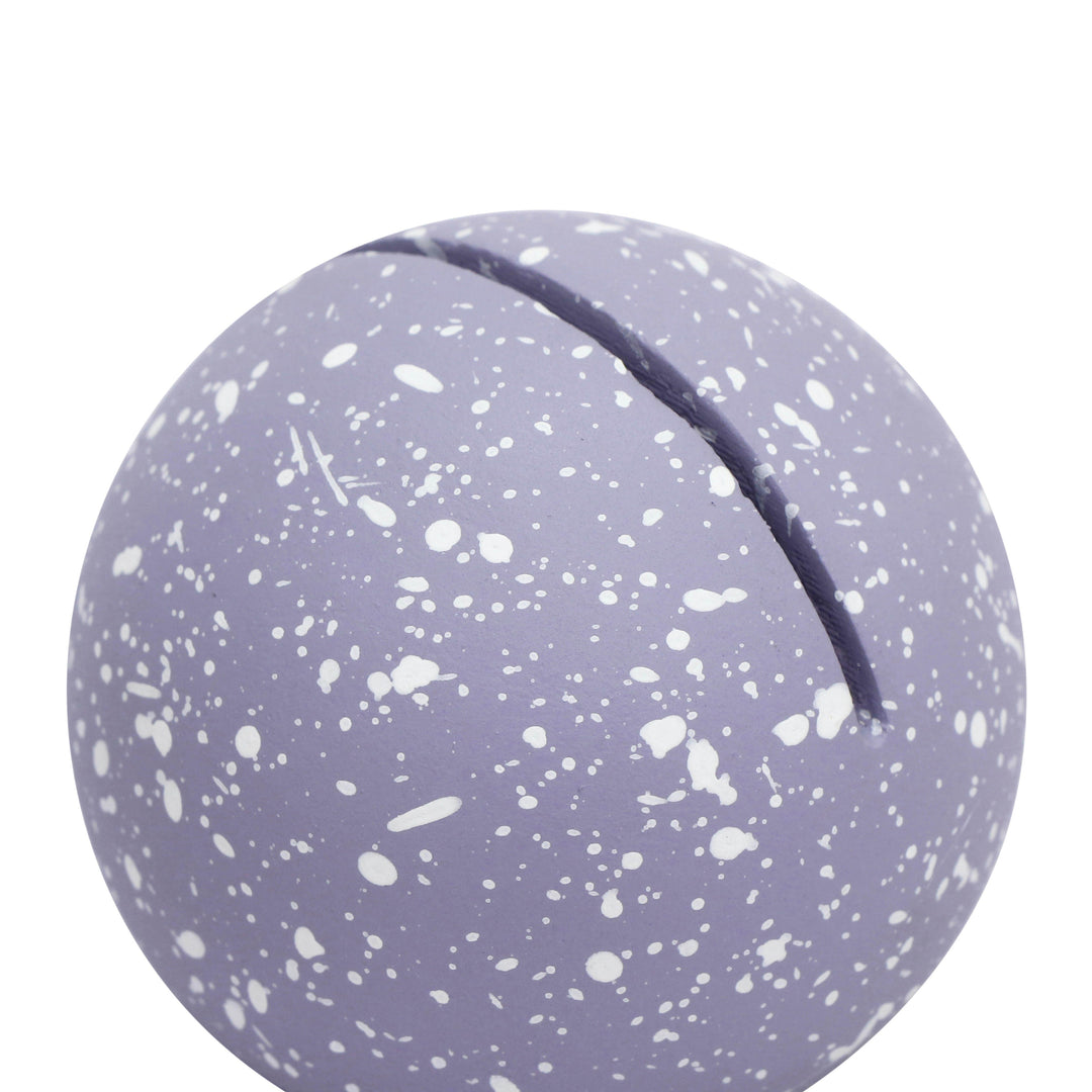 Gabby Purple Speckled Round Card Holder - Set of 4