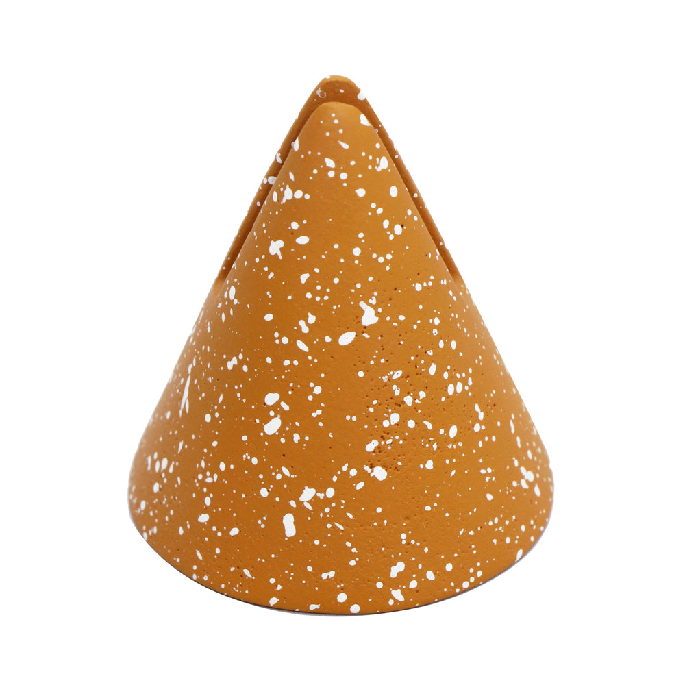 Gabby Terracotta Speckled Cone Card Holder - Set of 4