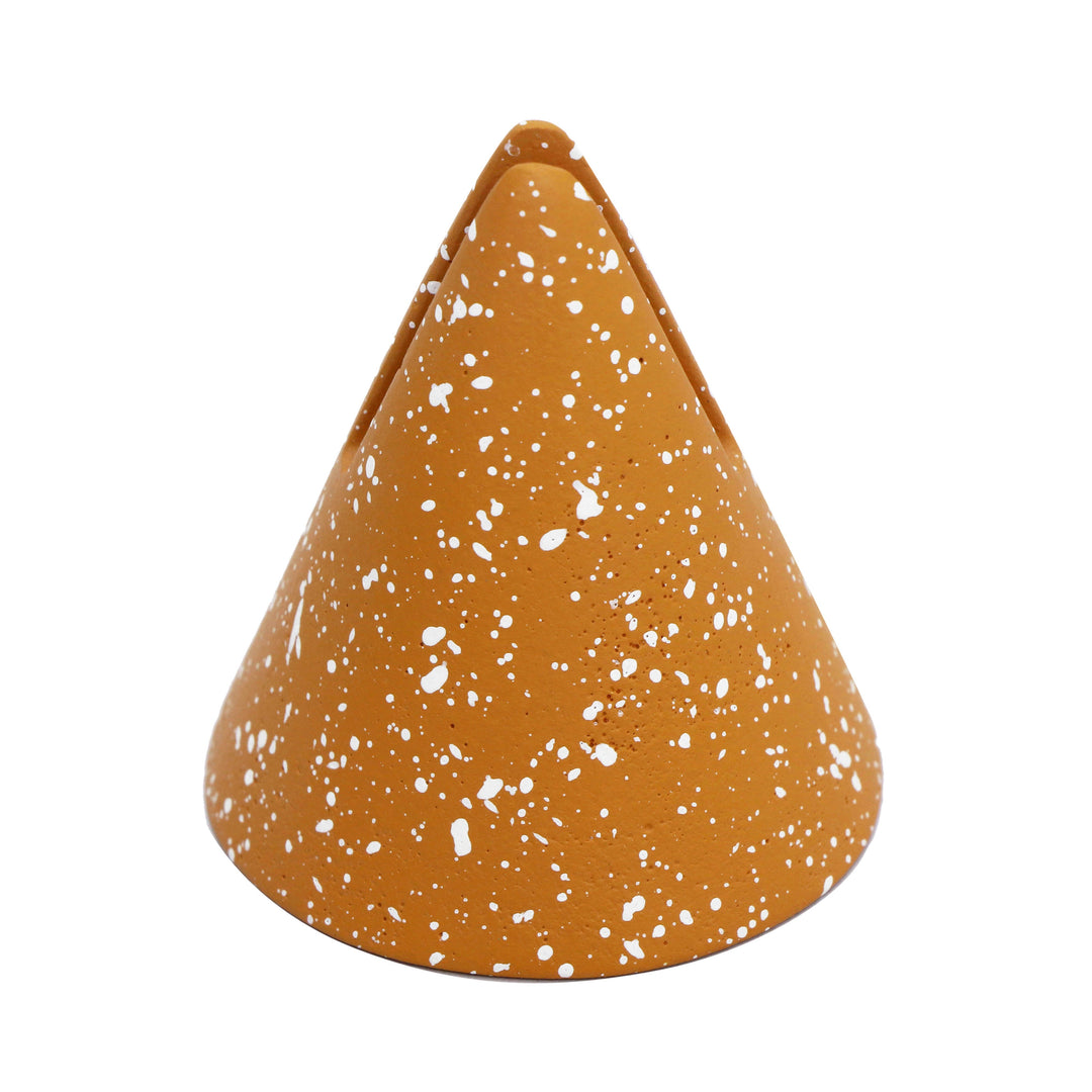 Gabby Terracotta Speckled Cone Card Holder - Set of 4