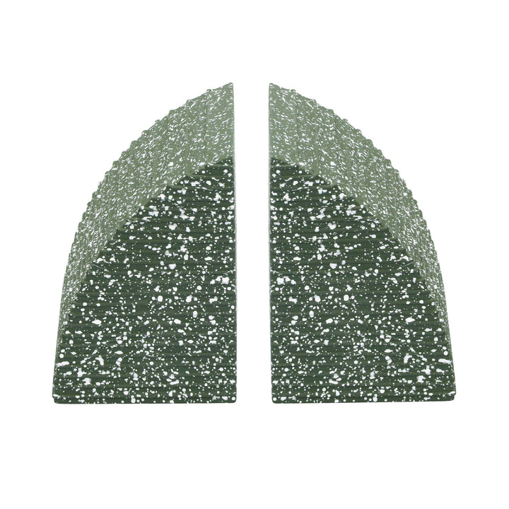 Gabby Green Speckled Bookends