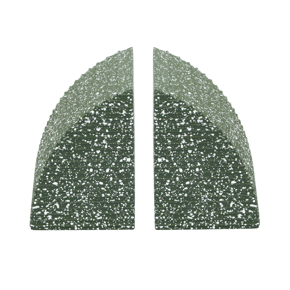 Gabby Green Speckled Bookends