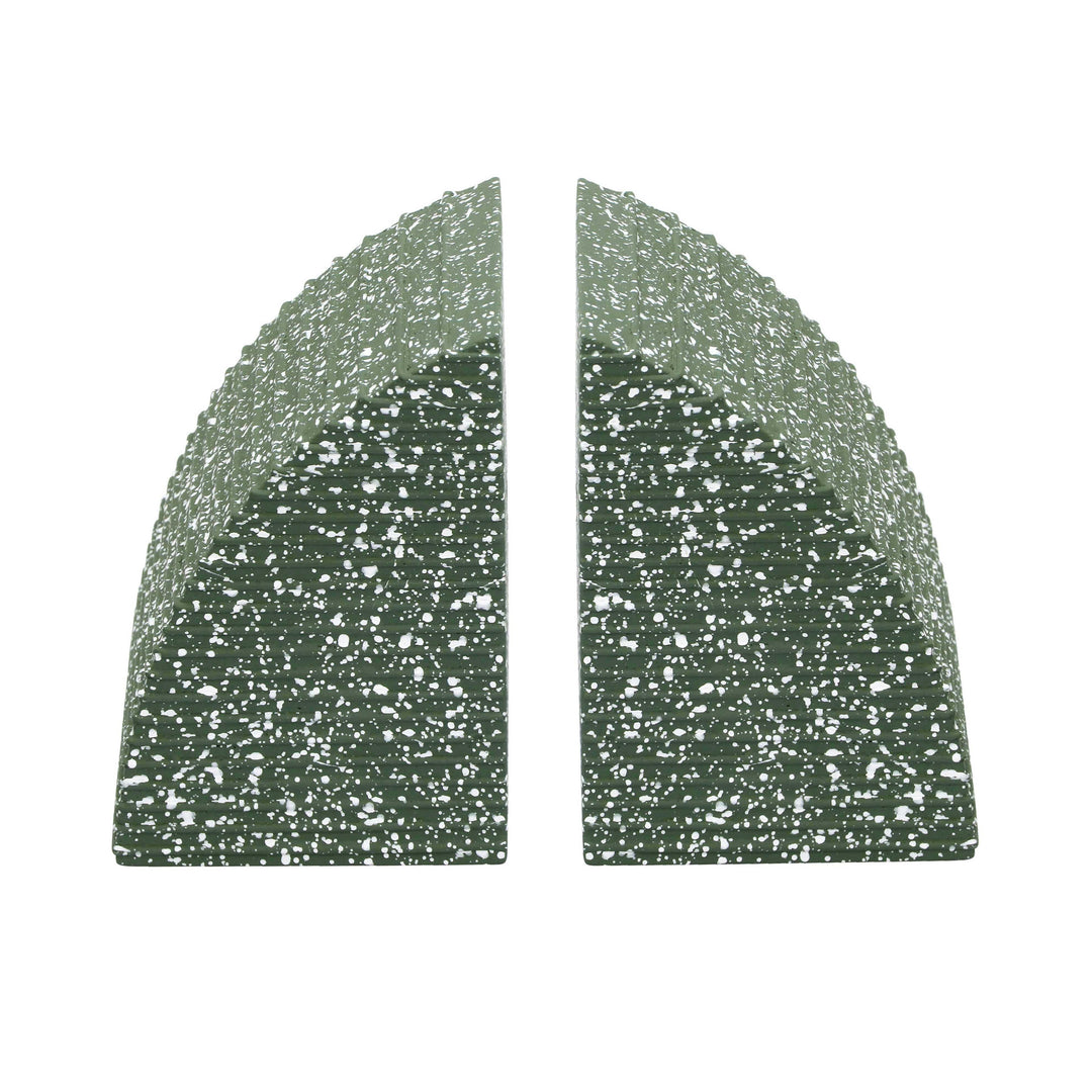 Gabby Green Speckled Bookends