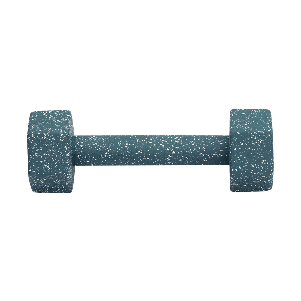 Gabby Blue Speckled Decorative Dumbbell