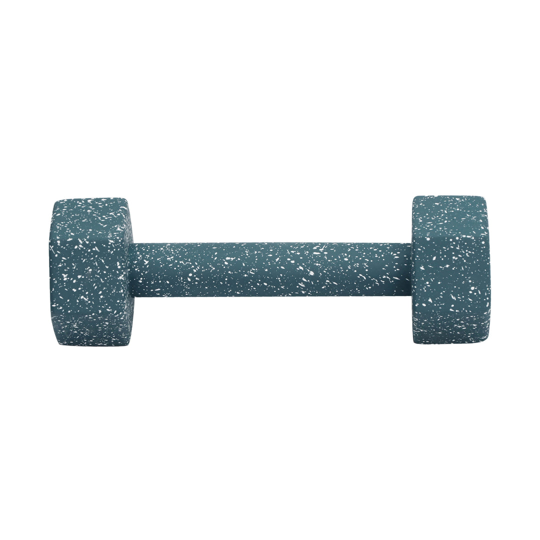 Gabby Blue Speckled Decorative Dumbbell
