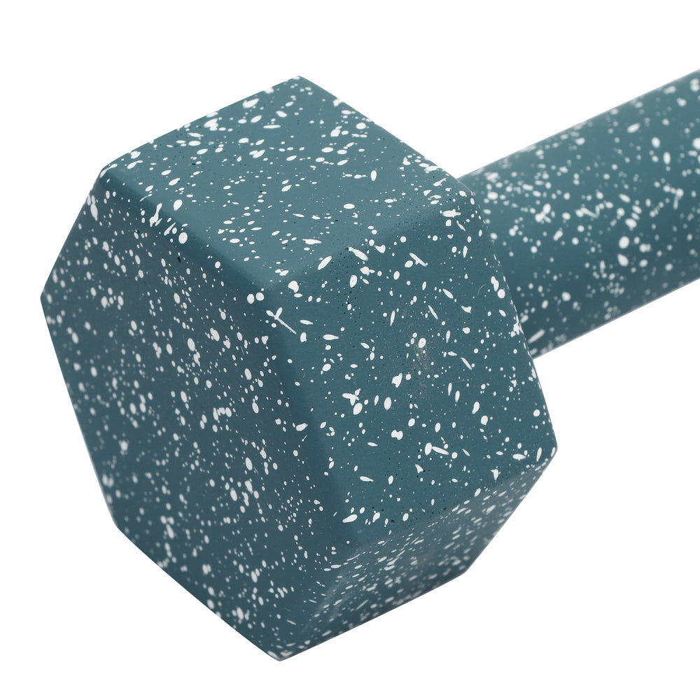 Gabby Blue Speckled Decorative Dumbbell