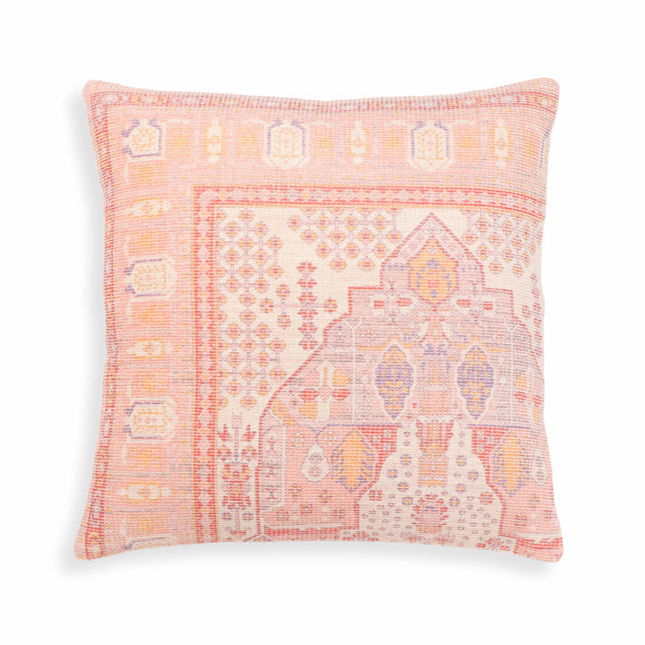 Persia 20" Pink Square Throw Pillow Cover - Pillow Cover Only