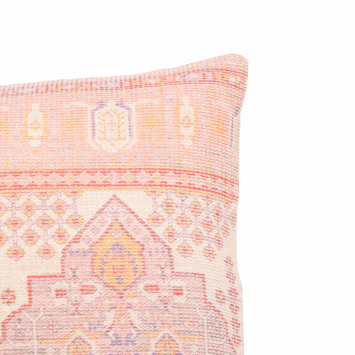 Persia 20" Pink Square Throw Pillow Cover - Pillow Cover Only