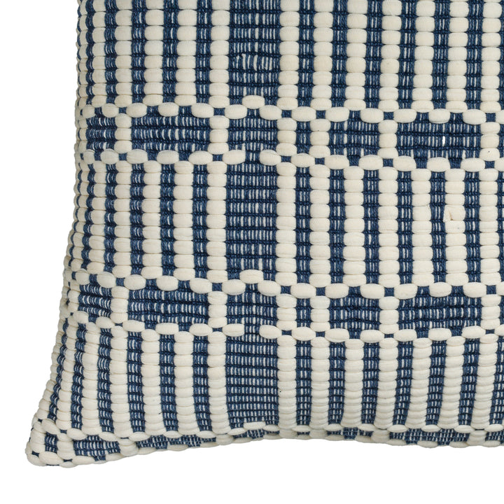 Maresh 20" Square Woven Throw Pillow - Ocean / Pillow Cover Only