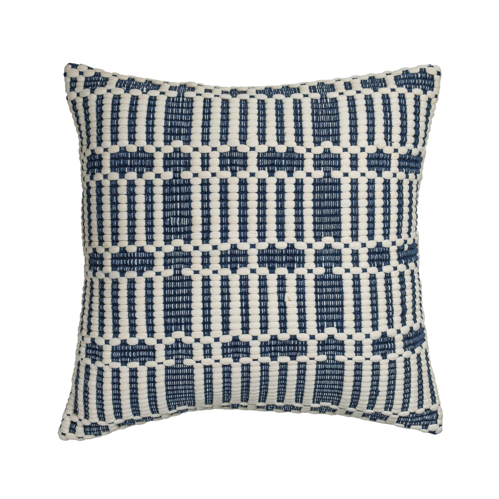 Maresh 20" Square Woven Throw Pillow - Ocean / Pillow Cover Only