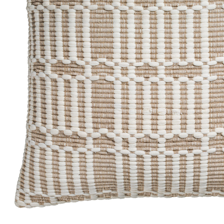 Maresh 20" Square Woven Throw Pillow - Cloud / Pillow Cover Only