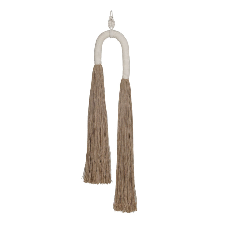 Pasha Natural Cotton Jute Tassel Wall Decor - Standard