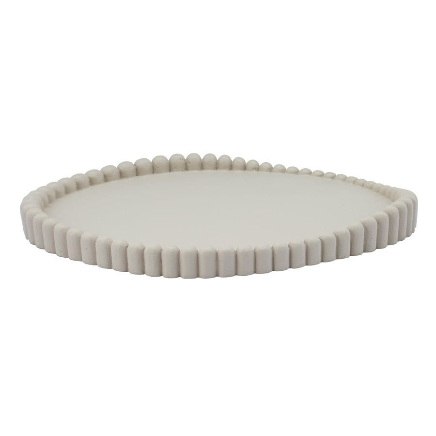 TOV Furniture Alna Cream Catchall Tray