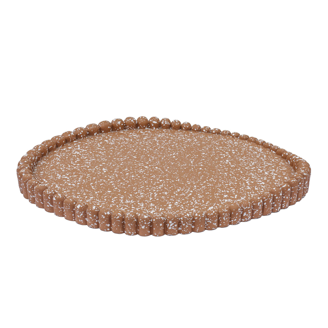 Alna Terracotta Speckled Catchall Tray