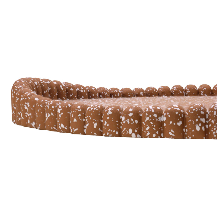 Alna Terracotta Speckled Catchall Tray