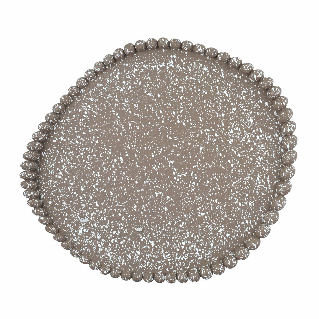 Alna Taupe Speckled Catchall Tray