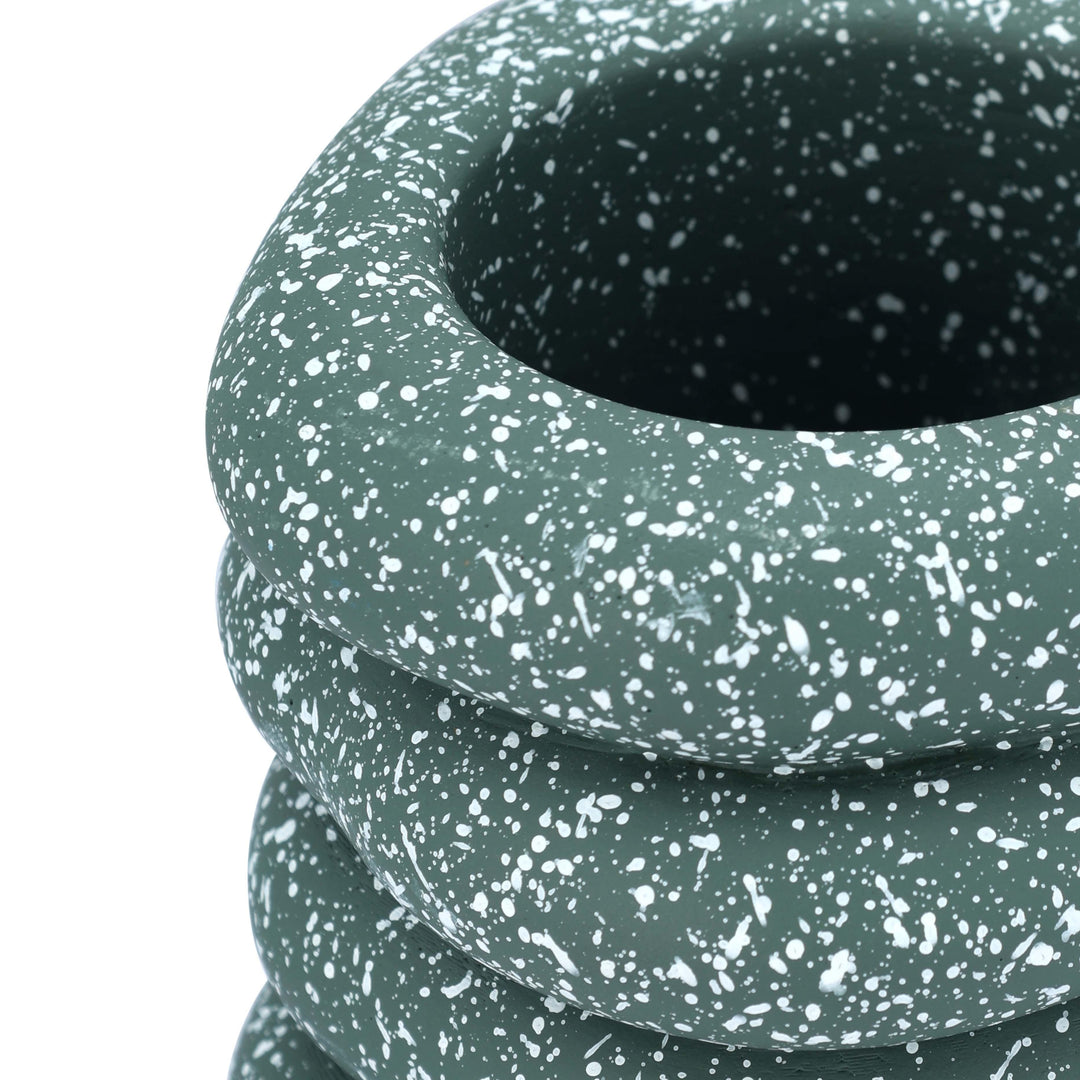 Gabby Speckled Cairn Vase