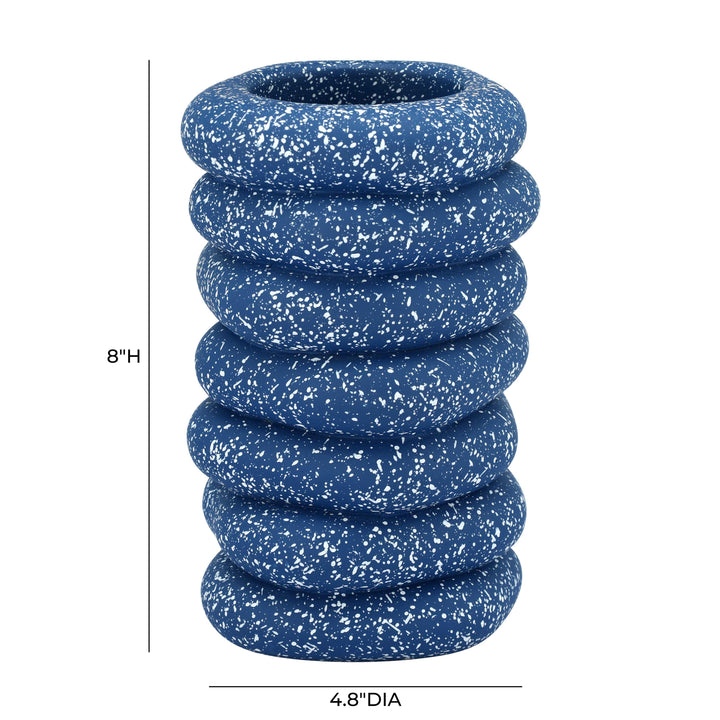 Gabby Speckled Cairn Vase