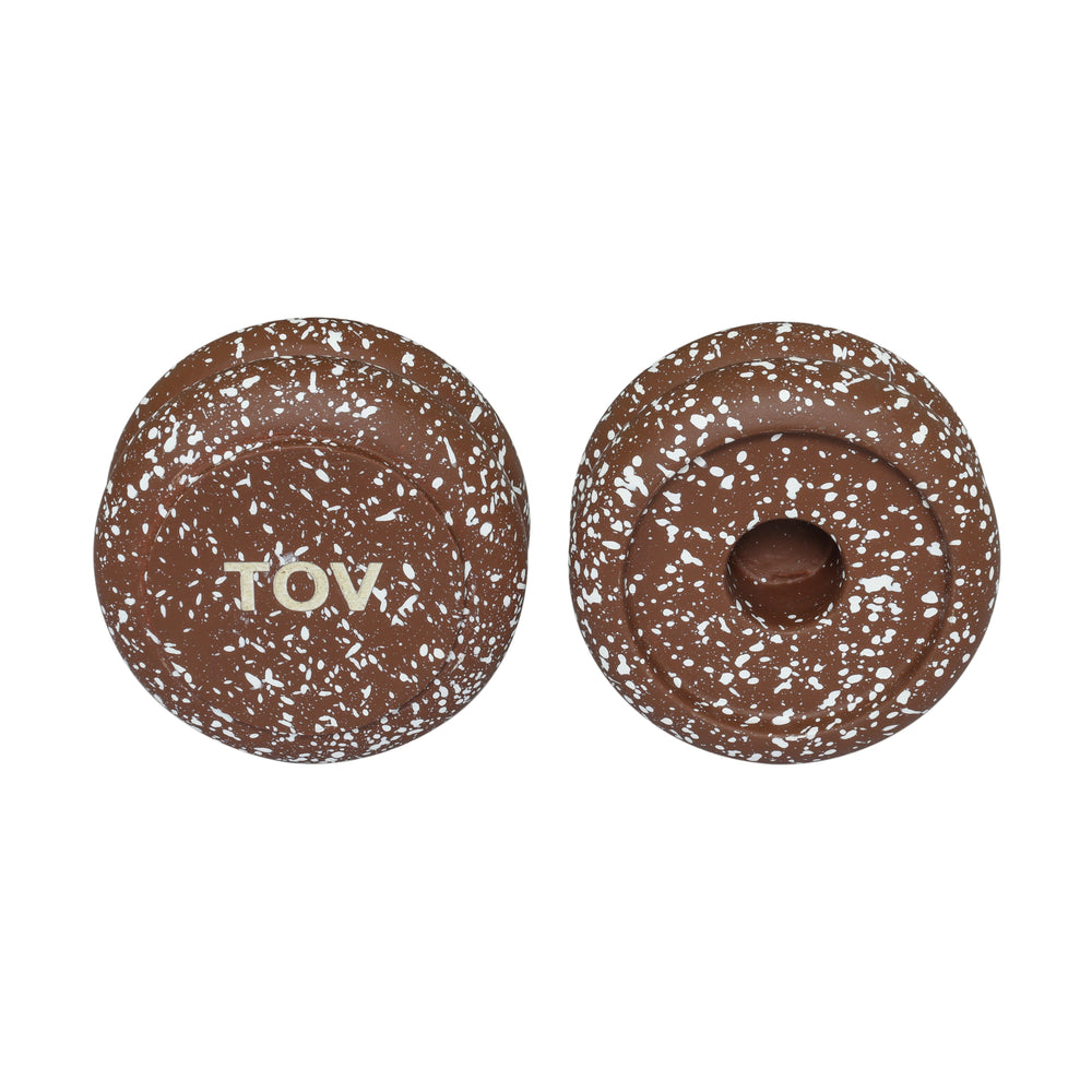 Gabby Rust Stacking Candle Holder - Set of 2