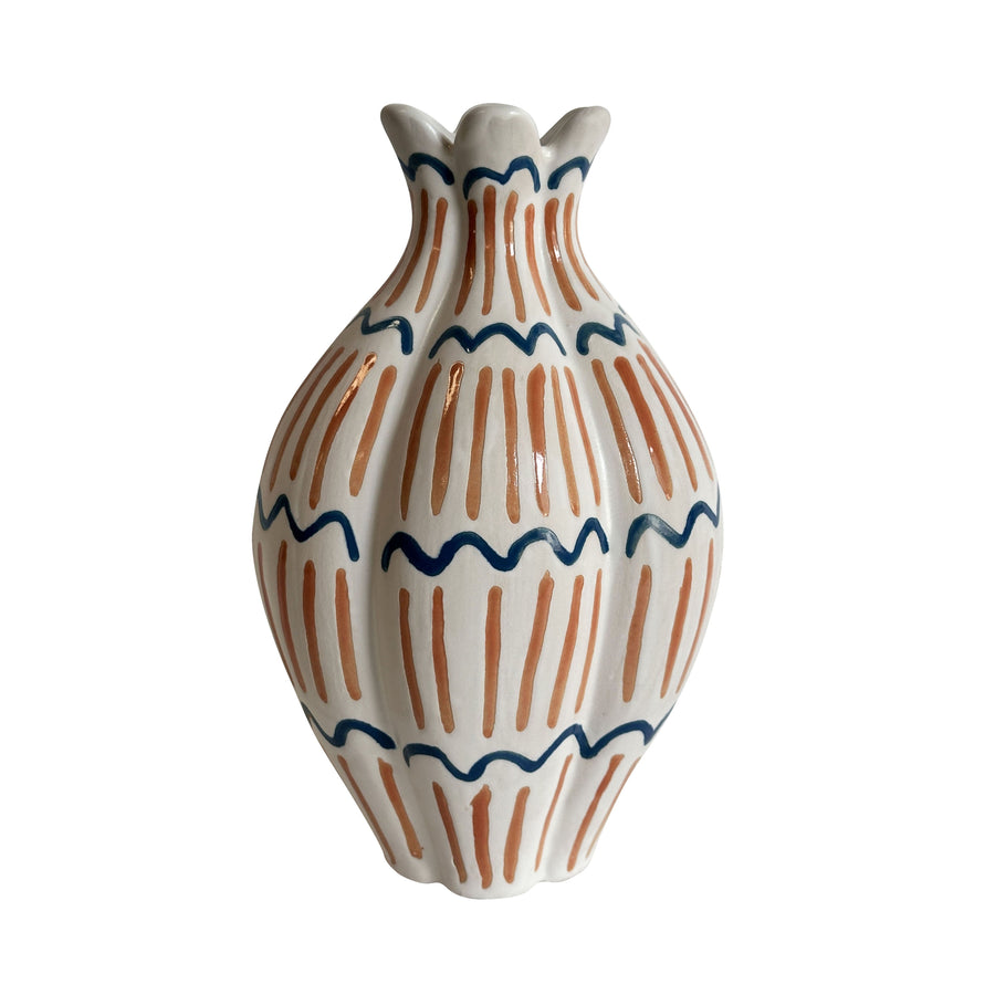 TOV Furniture Ceramic Roman Coral Vase