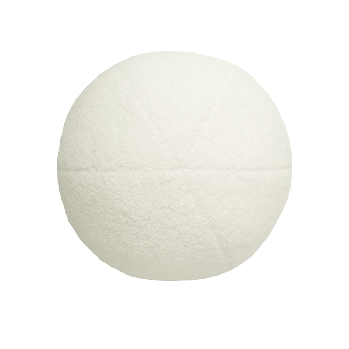 Boba Ball Throw Pillow (9"-14") - Cream / Large