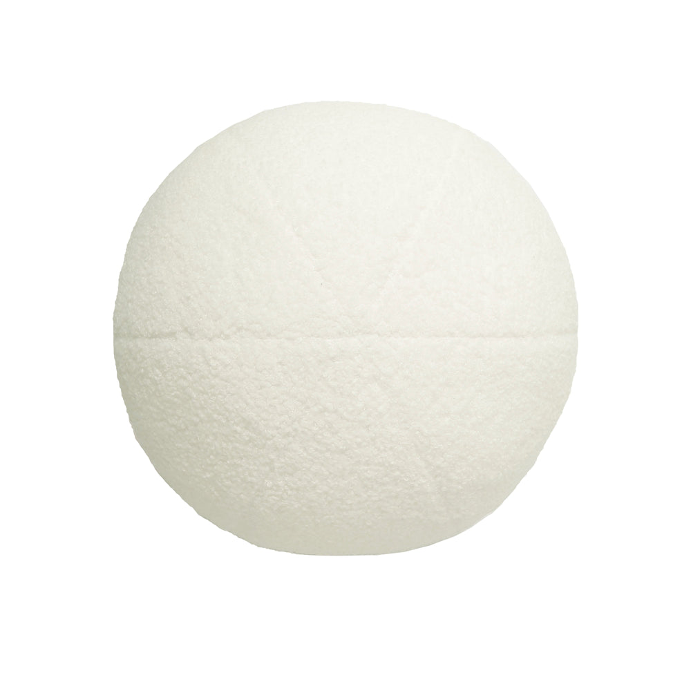Boba Ball Throw Pillow (9"-14") - Cream / Large