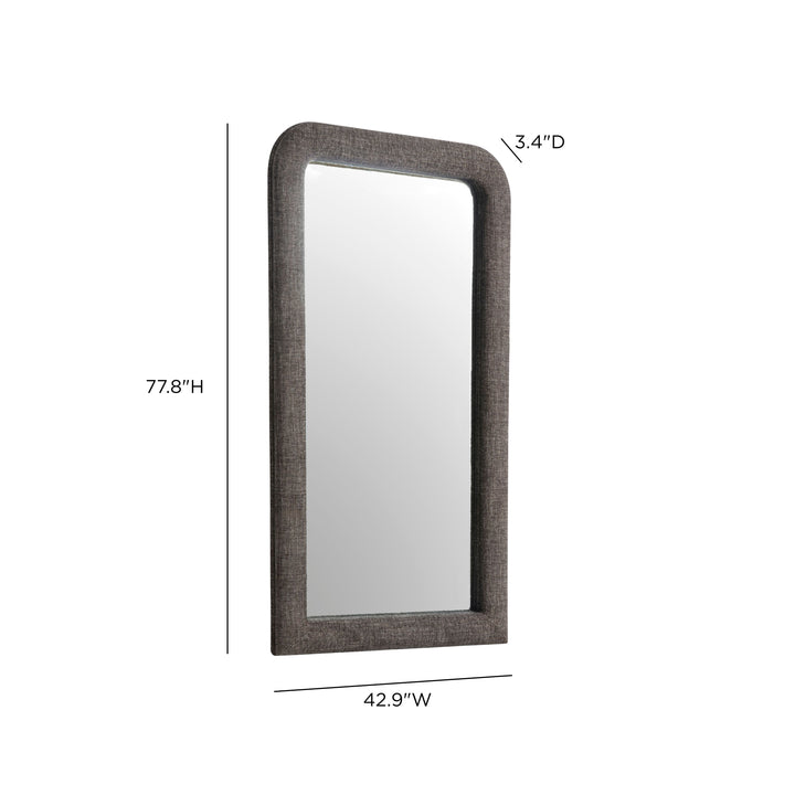 Heidi 43"X78" Upholstered Oversized Floor Mirror