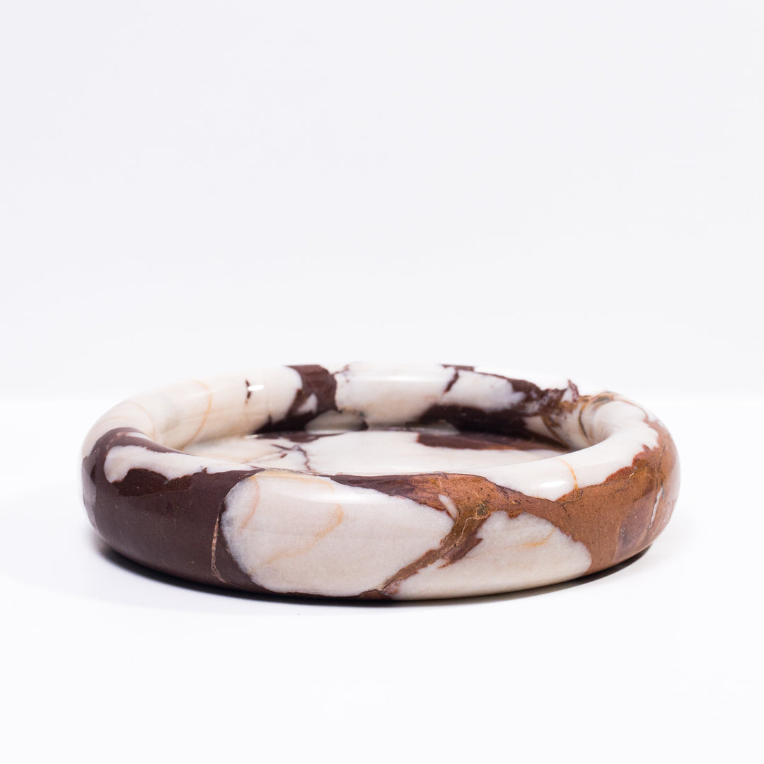 Marble Breccia Round Edged Catch-All