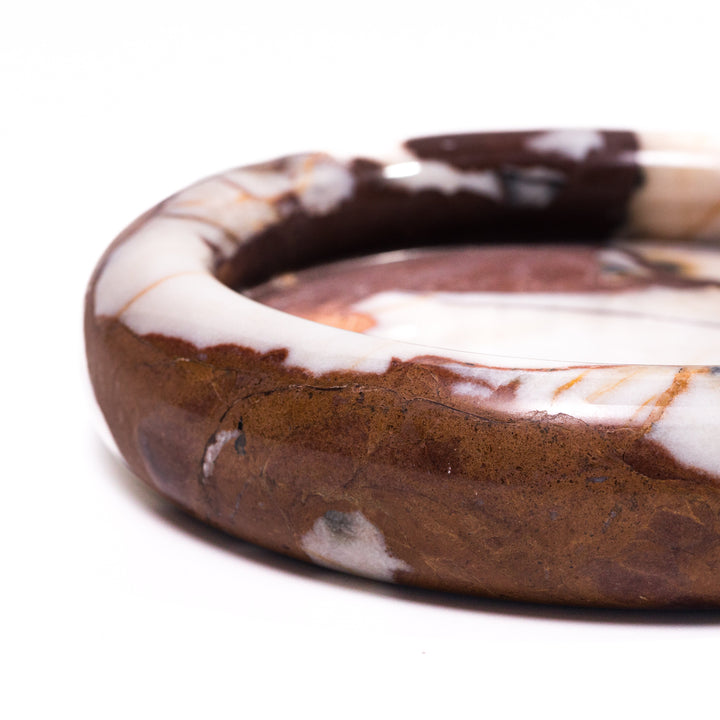 Marble Breccia Round Edged Catch-All