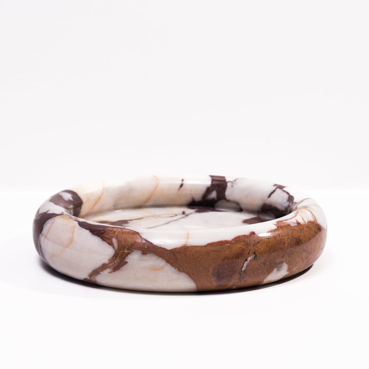 Marble Breccia Round Edged Catch-All