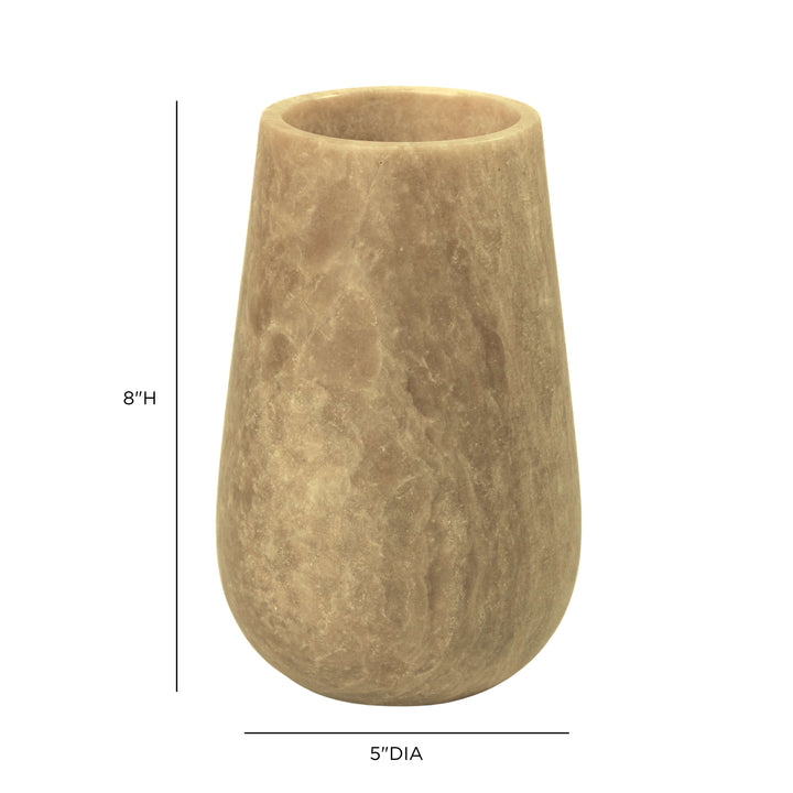 Onyx Marble Silo Decorative Vase