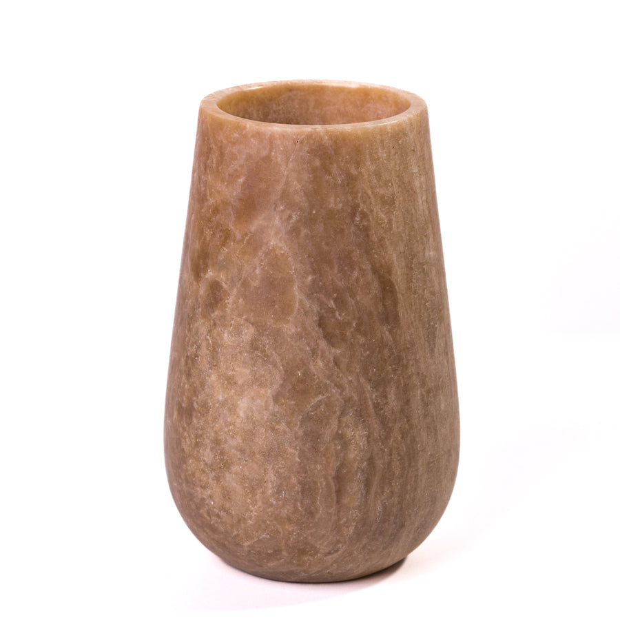 TOV Furniture Onyx Marble Silo Decorative Vase