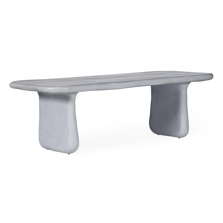 Athen 95" Grey Faux Stone Indoor