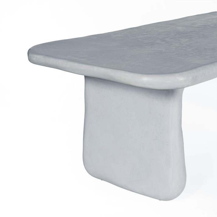 Athen 95" Grey Faux Stone Indoor