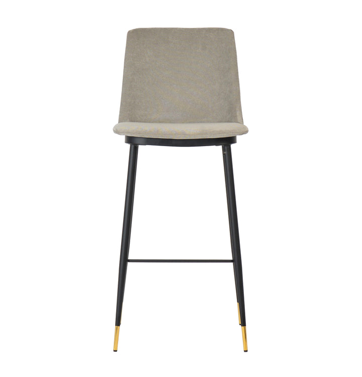 Evora Velvet Counter Stool - Set of 2