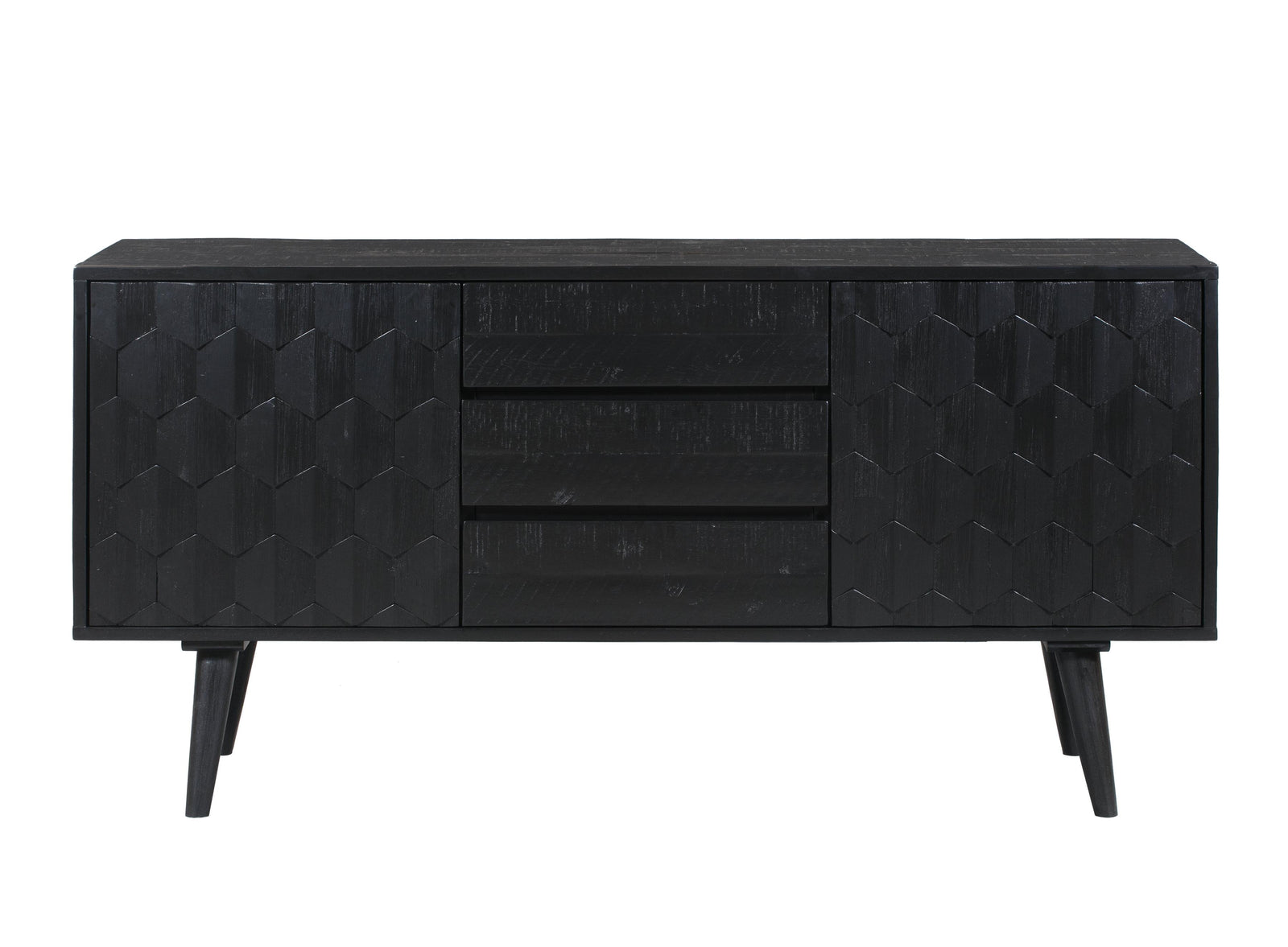 TOV Furniture Valentina 59" Black Acacia Buffet