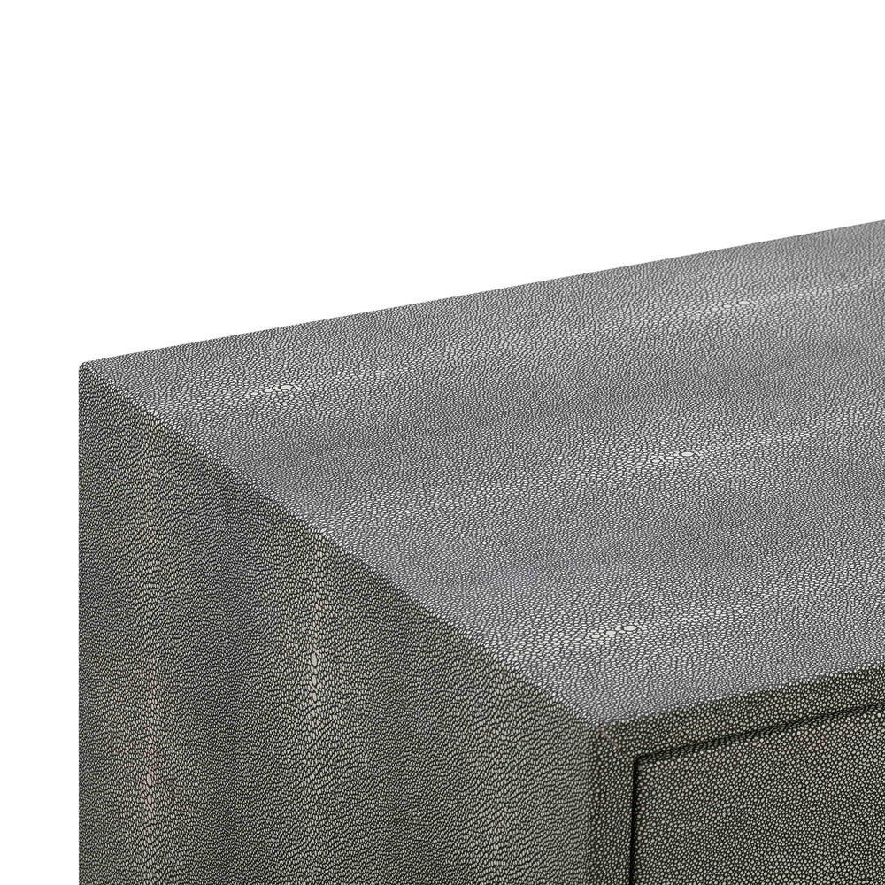 Pesce 25" Faux Shagreen 2-Drawer Nightstand