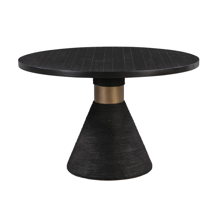 Rishi 48" Black Rope Round Dining Table
