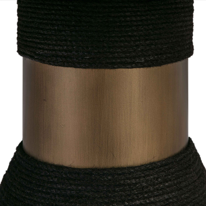 Rishi 48" Black Rope Round Dining Table