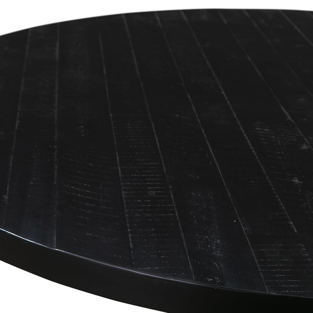 Rishi 48" Black Rope Round Dining Table