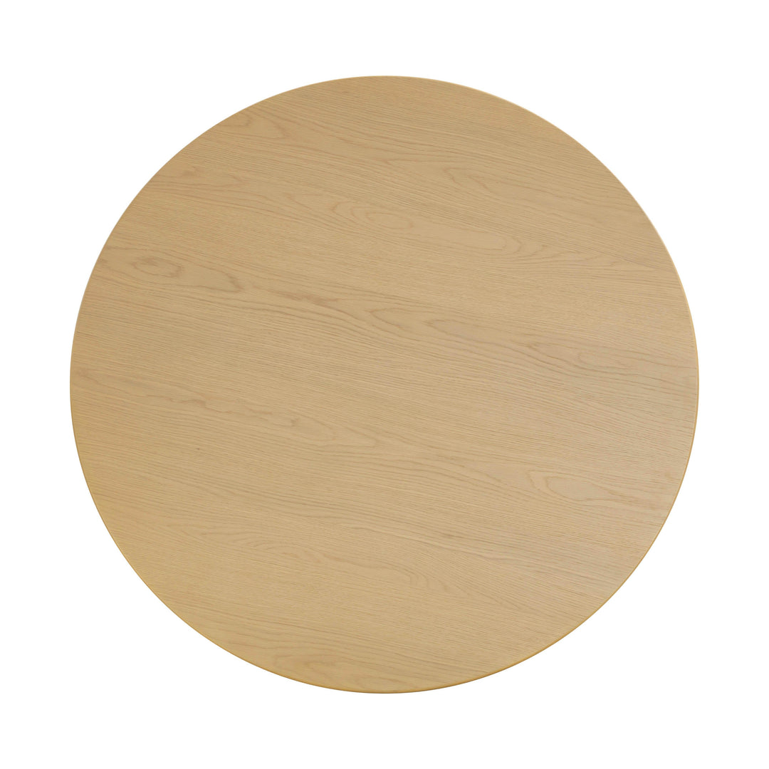 Chelsea 47" Natural Oak Wood Round Dining Table