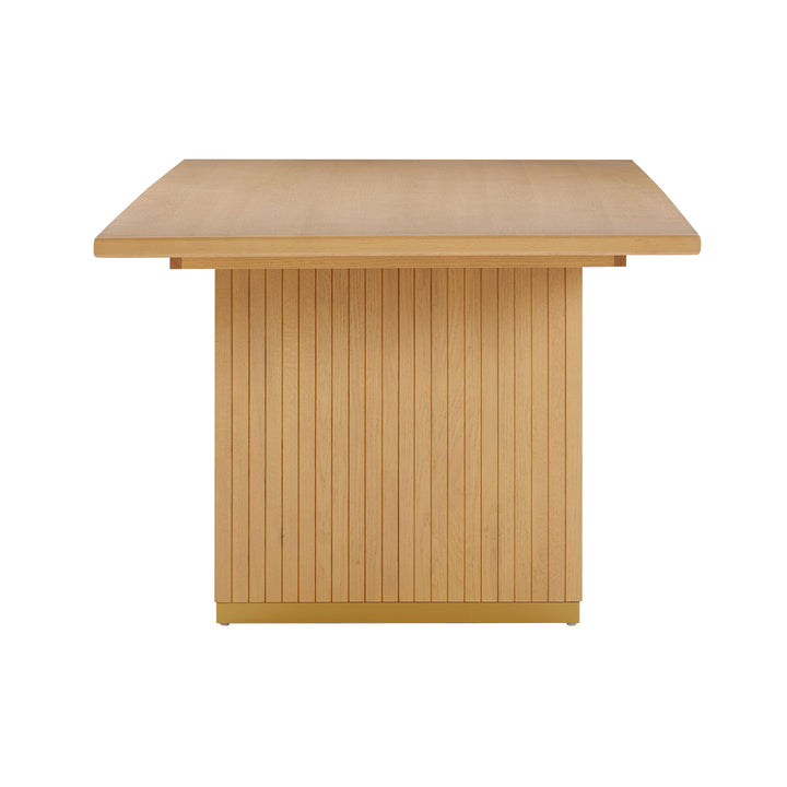 Chelsea 96" Natural Oak Wood Rectangular Dining Table