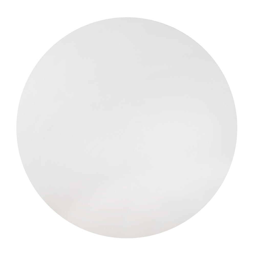 Kali 55" White Round Dining Table