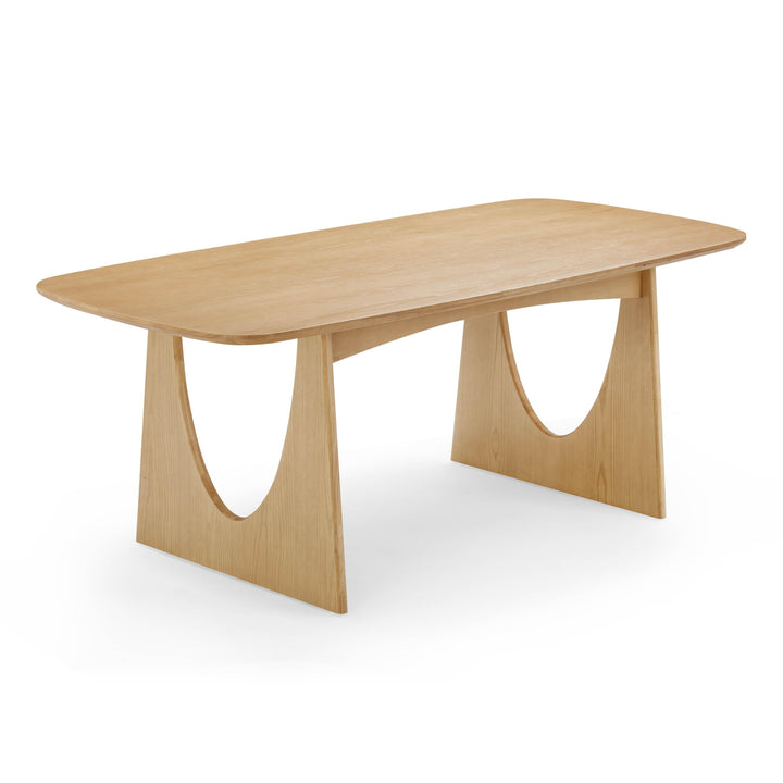 Cybill 79" Natural Ash Rectangular Dining Table