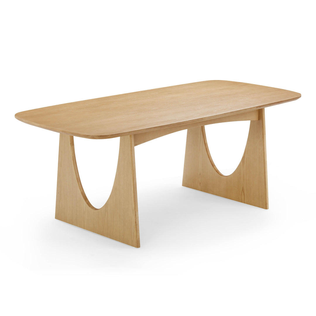 Cybill 79" Natural Ash Rectangular Dining Table