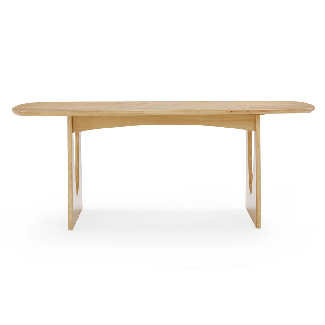 Cybill 79" Natural Ash Rectangular Dining Table