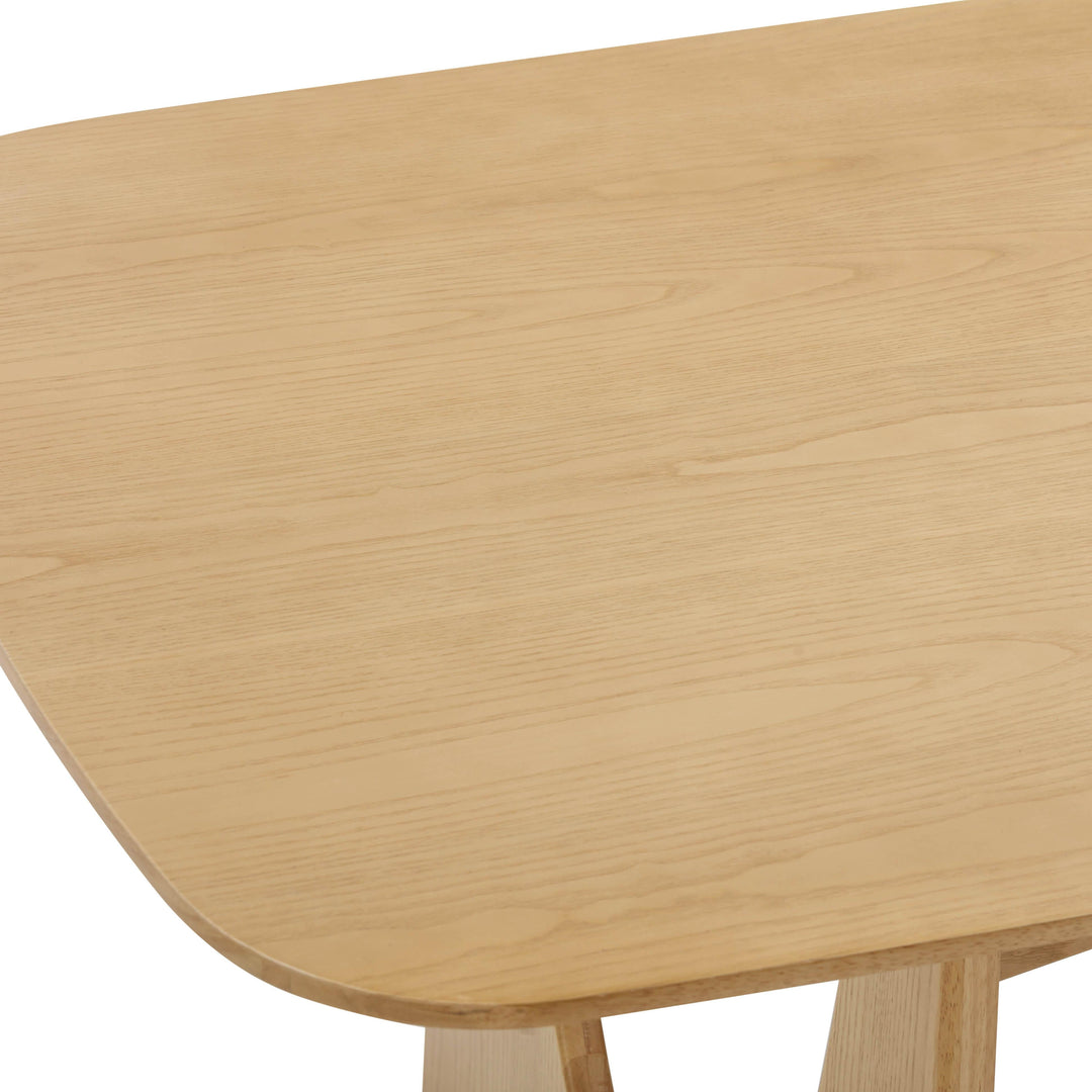 Cybill 79" Natural Ash Rectangular Dining Table
