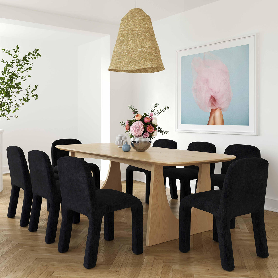 Cybill 94" Natural Ash Rectangular Dining Table