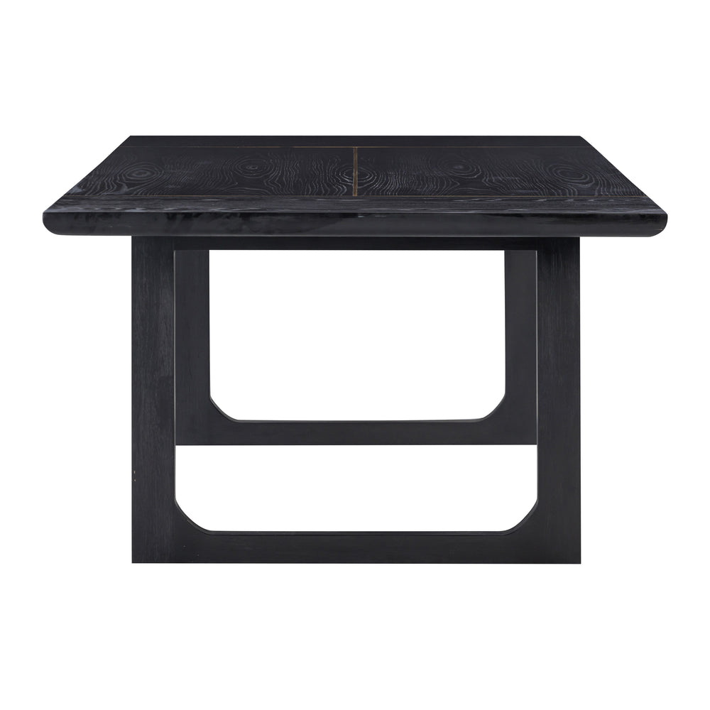 Shiloh 102" Black Ash Rectangular Dining Table