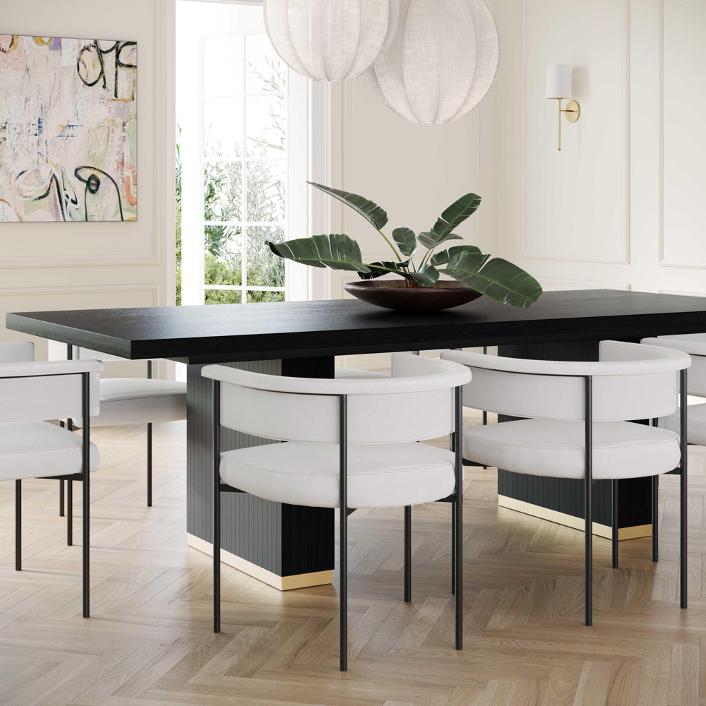 Chelsea 96" Oak Wood Rectangular Dining Table