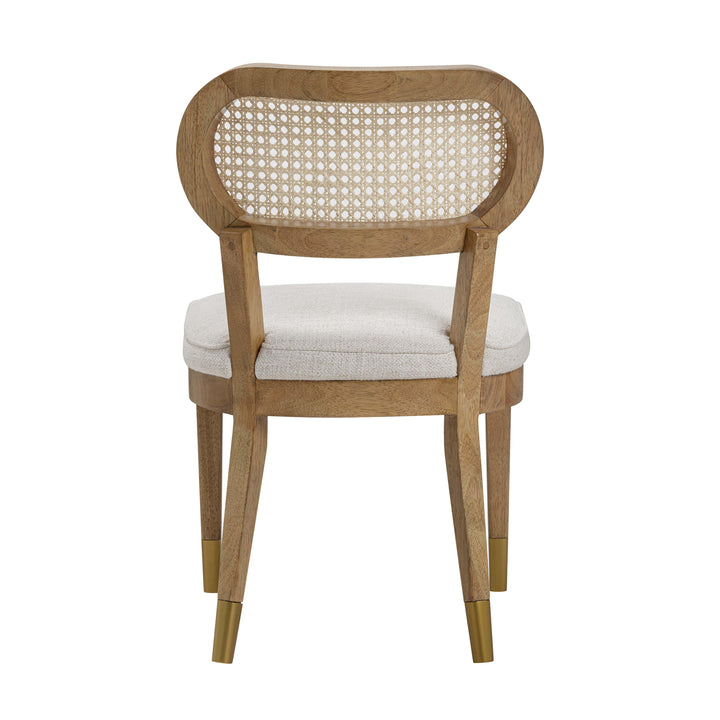 Cosette Cream Performance Linen Dining Chair